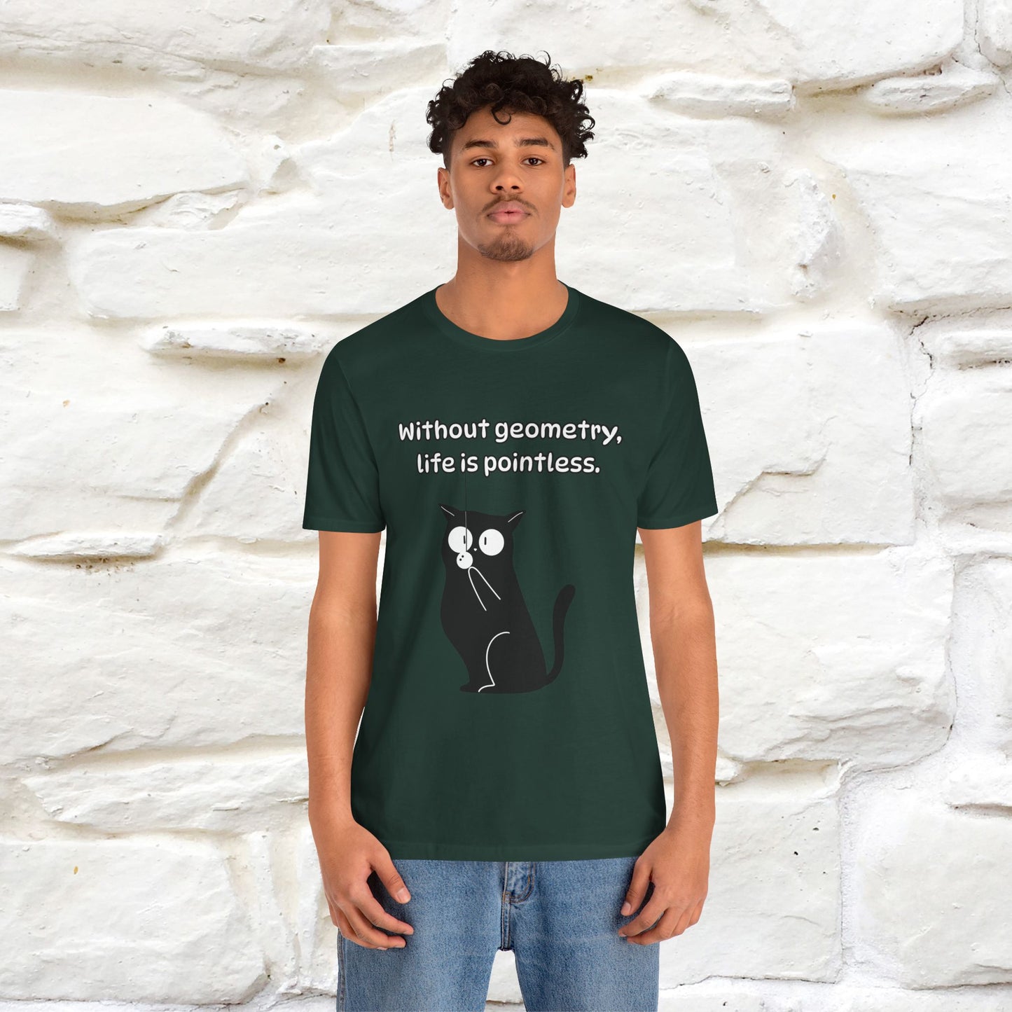 ''Without geometry, life is pointless.''| Funny T-Shirt | Nunu&Miao Studio