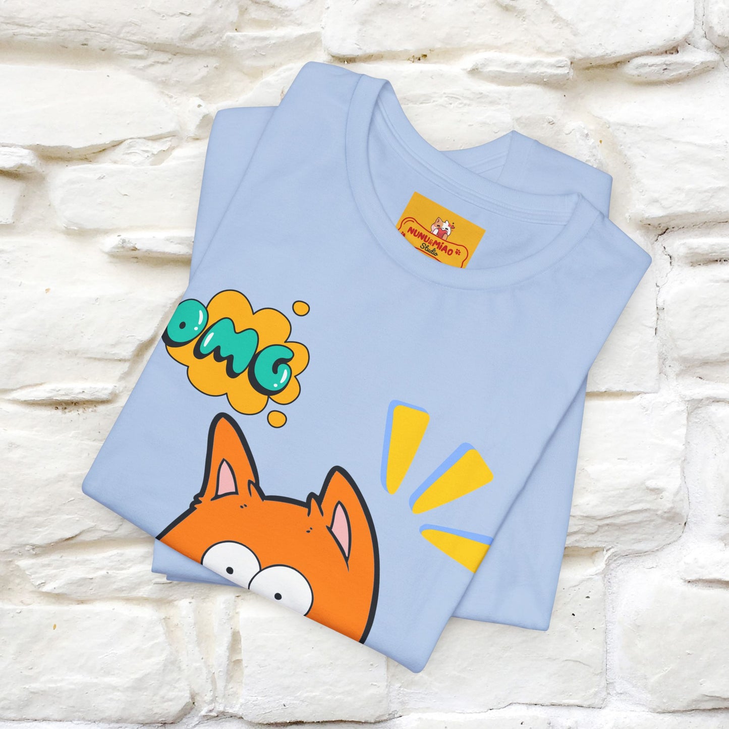 ''Oh My God'' Cat T-Shirt | Nunu&Miao Studio