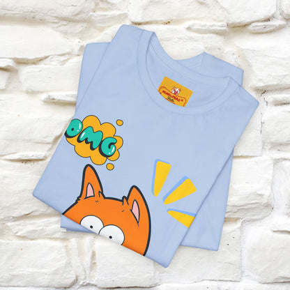 ''Oh My God'' Cat T-Shirt | Nunu&Miao Studio