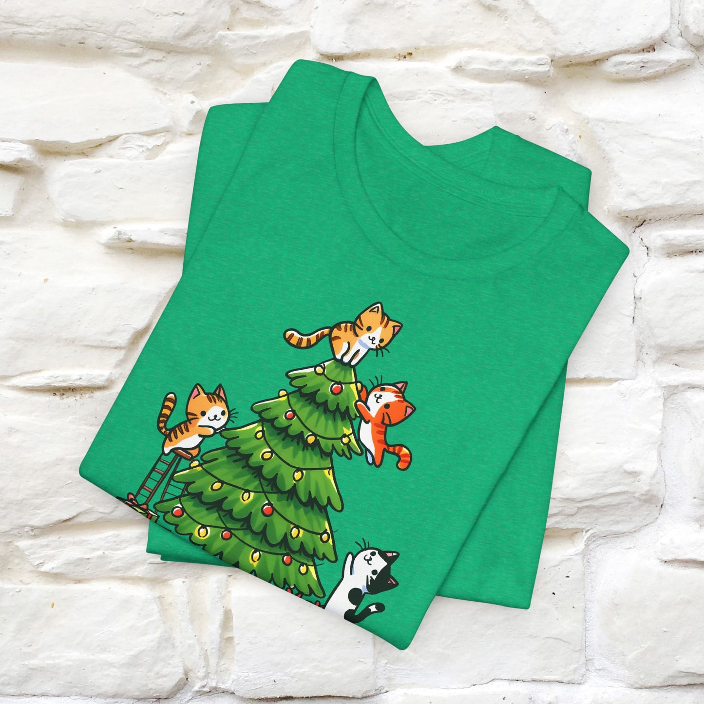 Merry Catmas | Cattitude Christmas Shirt for Men & Women | 100% Cotton*