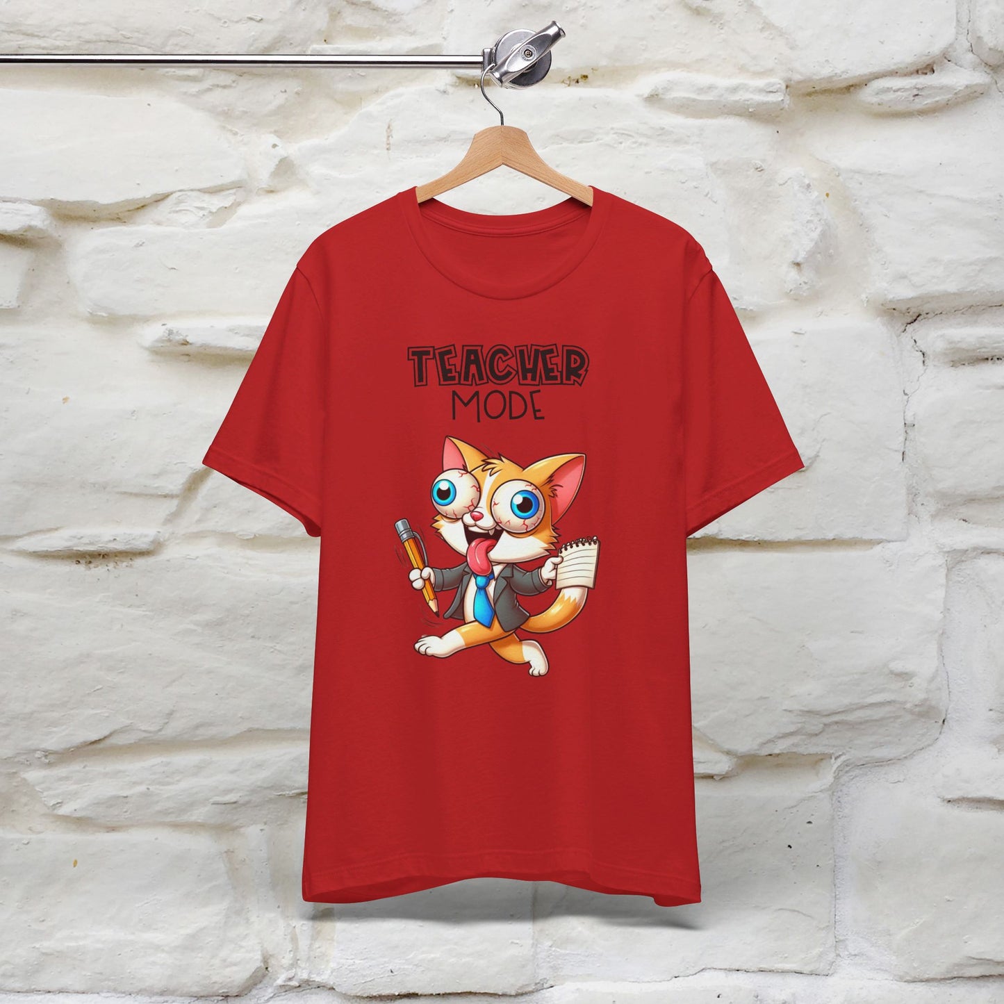 ''Teacher Mode'' T-shirt for Man 100% Cotton* - Nunu&Miao Studio