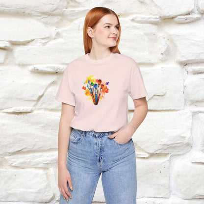 "Il Pittore'' Cat T-Shirt Front and Back Design | Nunu&Miao Studio