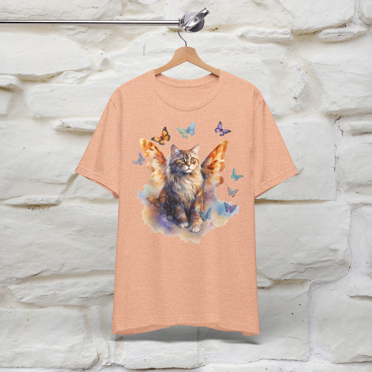 "Meow-velous Butterflies" T-shirt for Women | 100% Cotton*