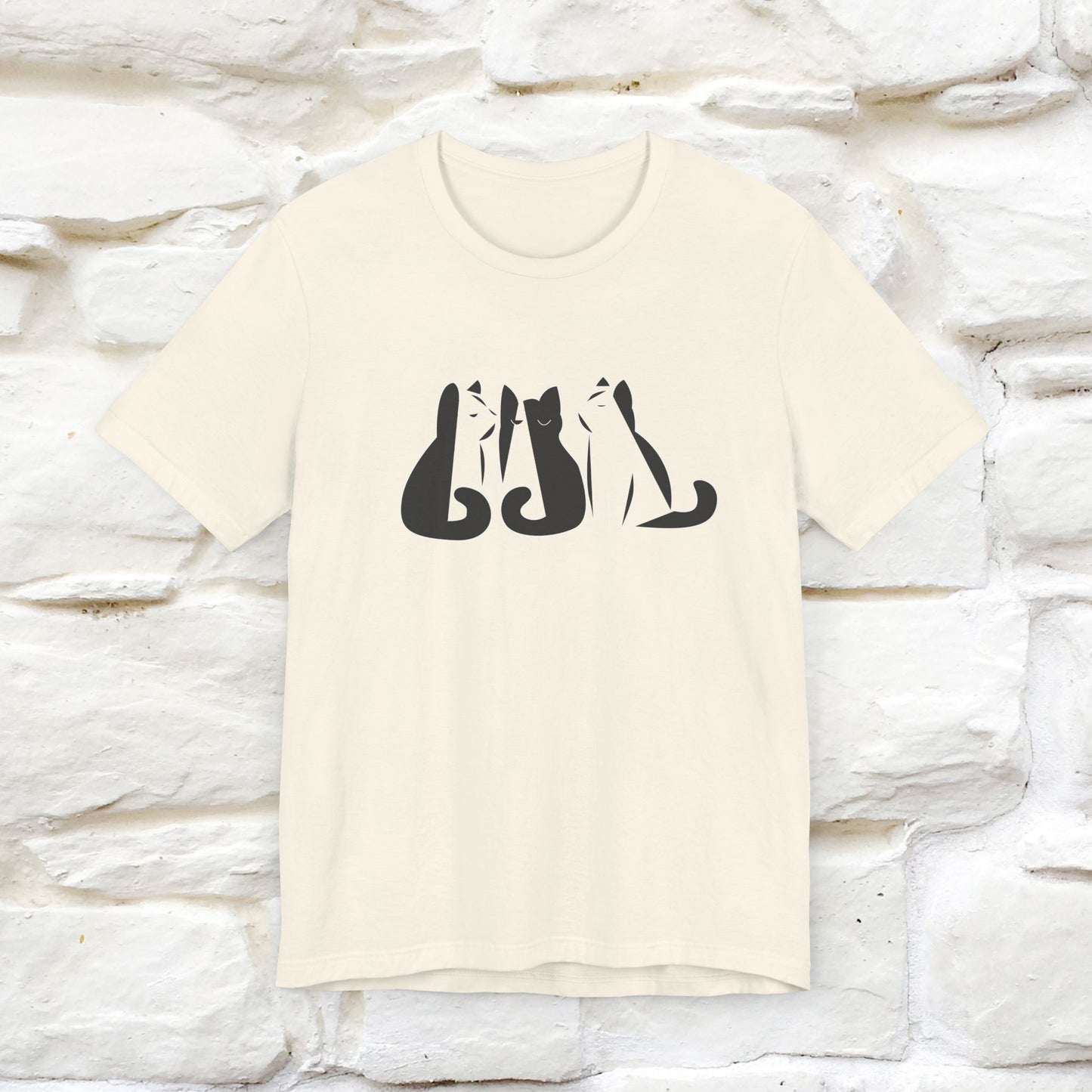 "Black And White" Cat T-Shirt for Men & Women | Front & Back Design | 100% Cotton* 🐾