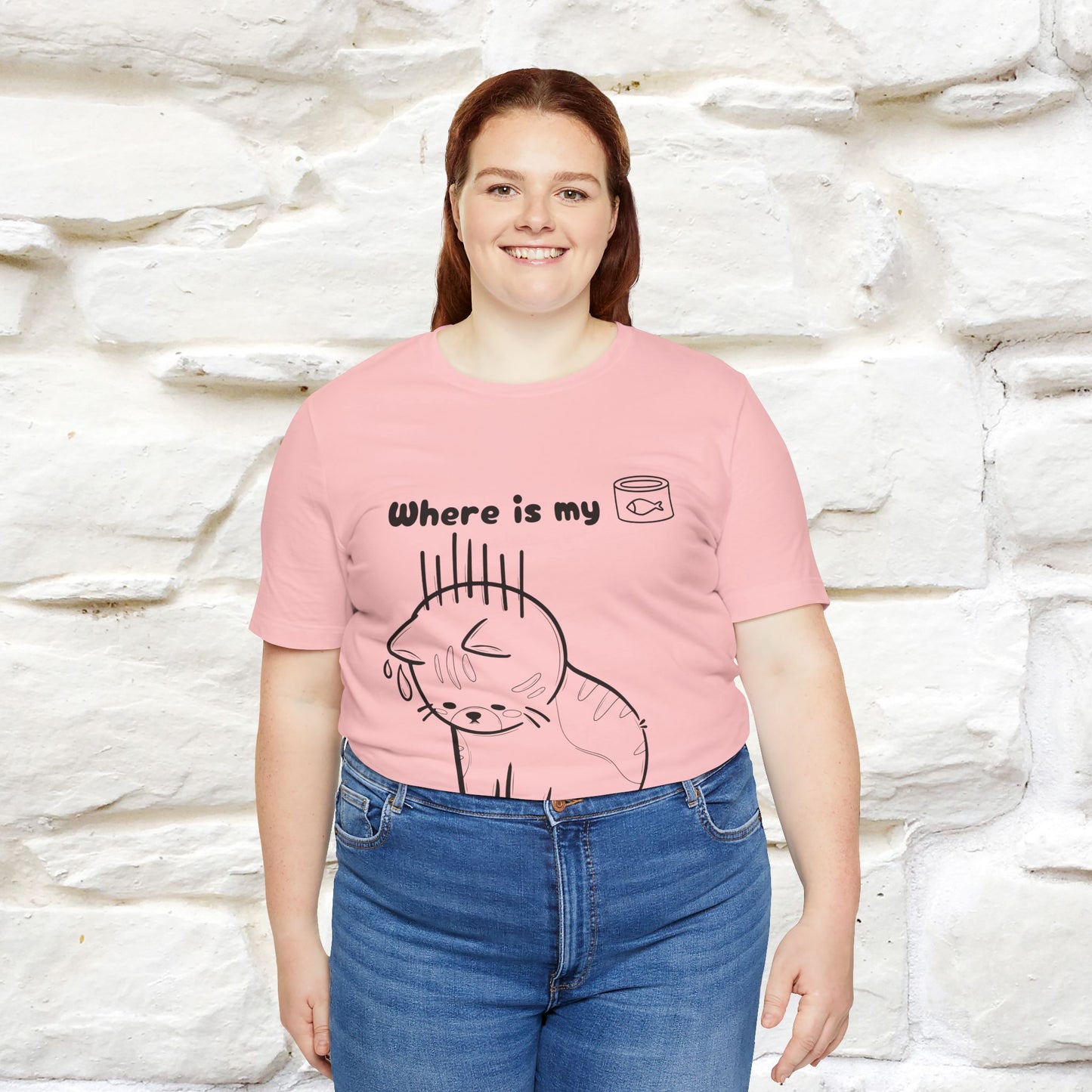 "Where Is My Tuna?" Cat T-Shirt | Nunu&Miao Studio