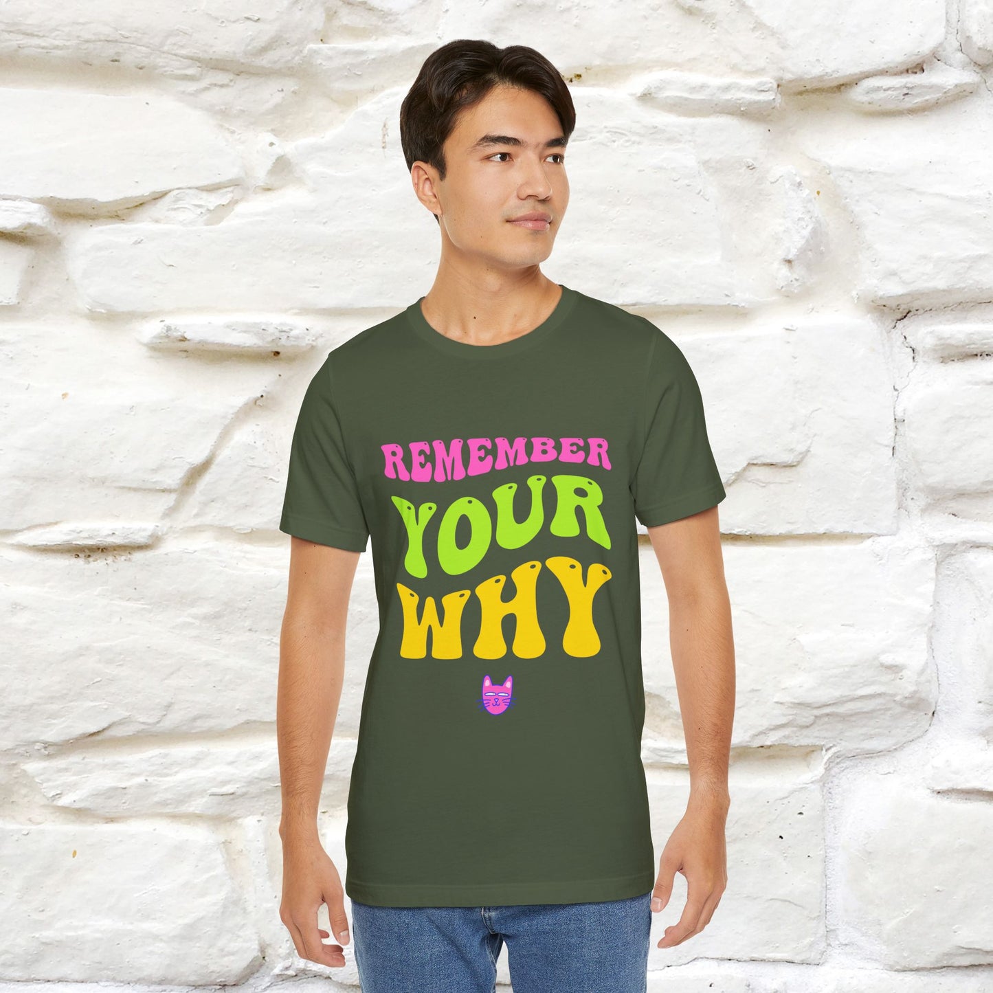 "Remember Your Why" Inspirational T-Shirt for Men & Women | 100% Cotton*