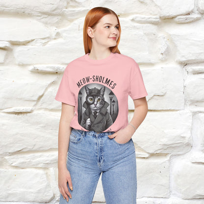 ''Meow-Sholmes: The Case of the Missing Kibble'' | Detective Cat Tee | Nunu&Miao Studio - Nunu&Miao Studio