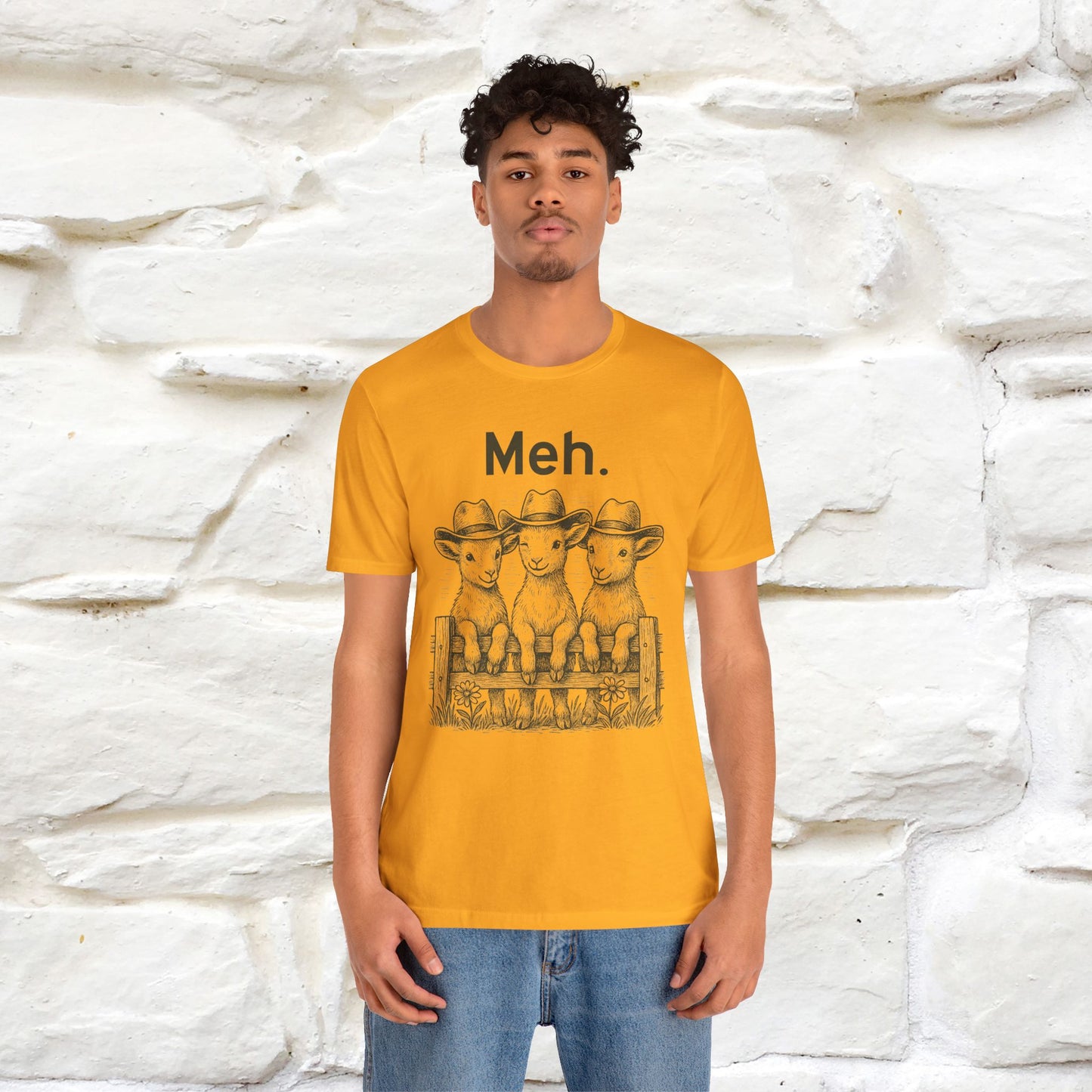 "Meh" Cute T-shirt |Nunu&Miao Studio