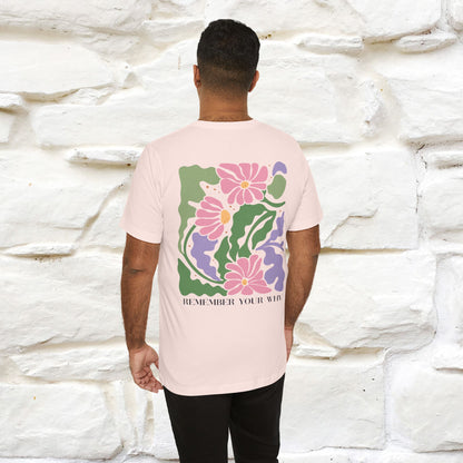 "Remember Your Why'' Cat T-Shirt Front and Back Design | Nunu&Miao Studio