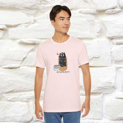"Antidepressants" Cat T-Shirt | Front & Back Design | Nunu&Miao Studio - Nunu&Miao Studio