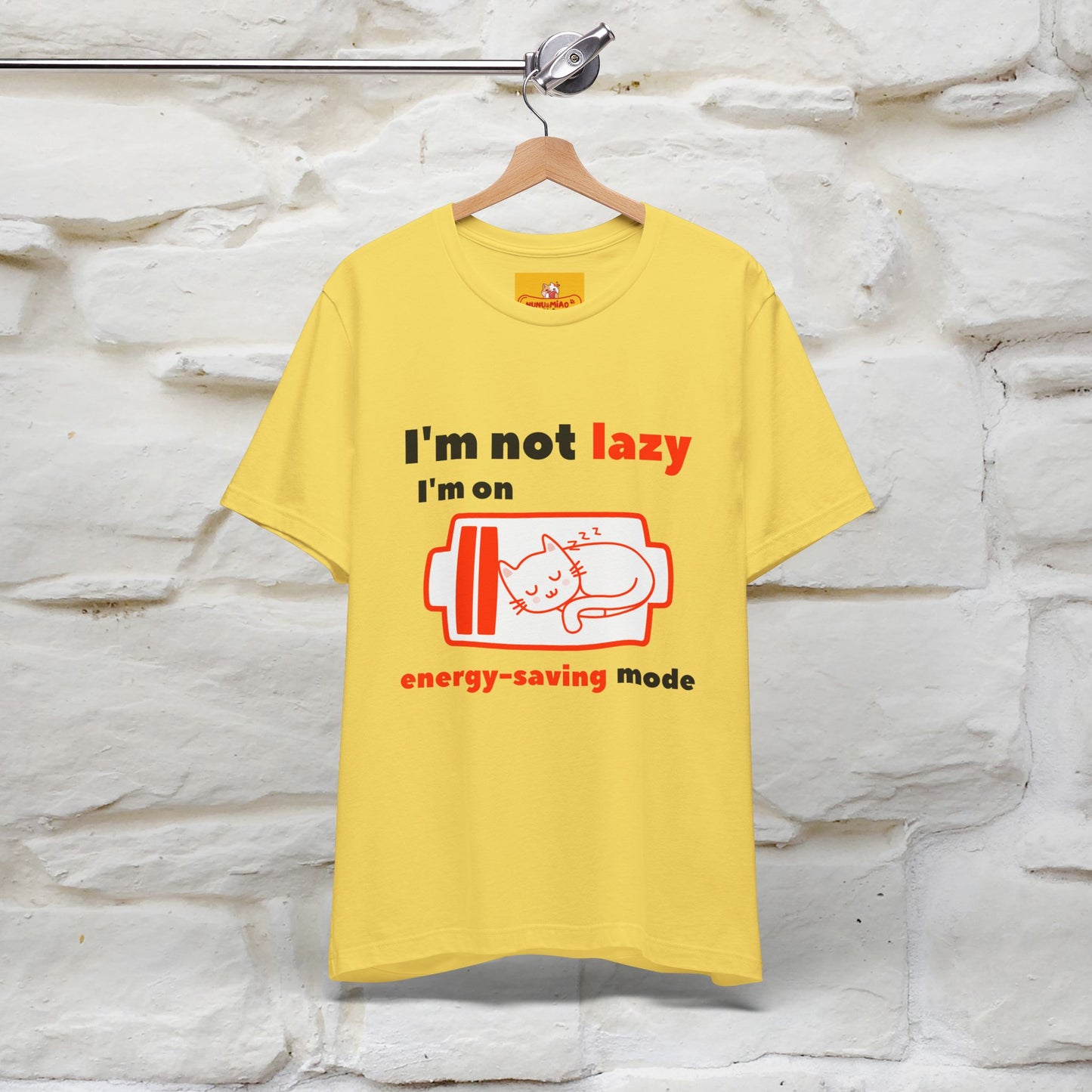 ''I am Not Lazy...'' Cat T-Shirt | Nunu&Miao Studio