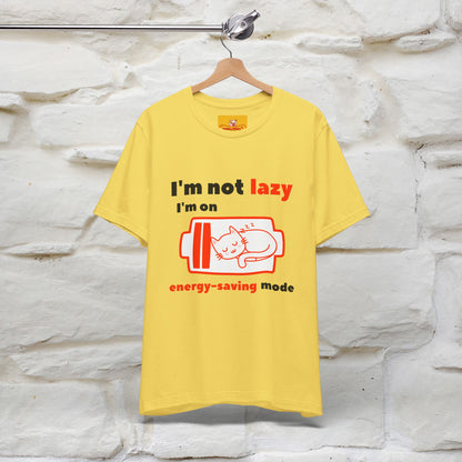 ''I am Not Lazy...'' Cat T-Shirt | Nunu&Miao Studio