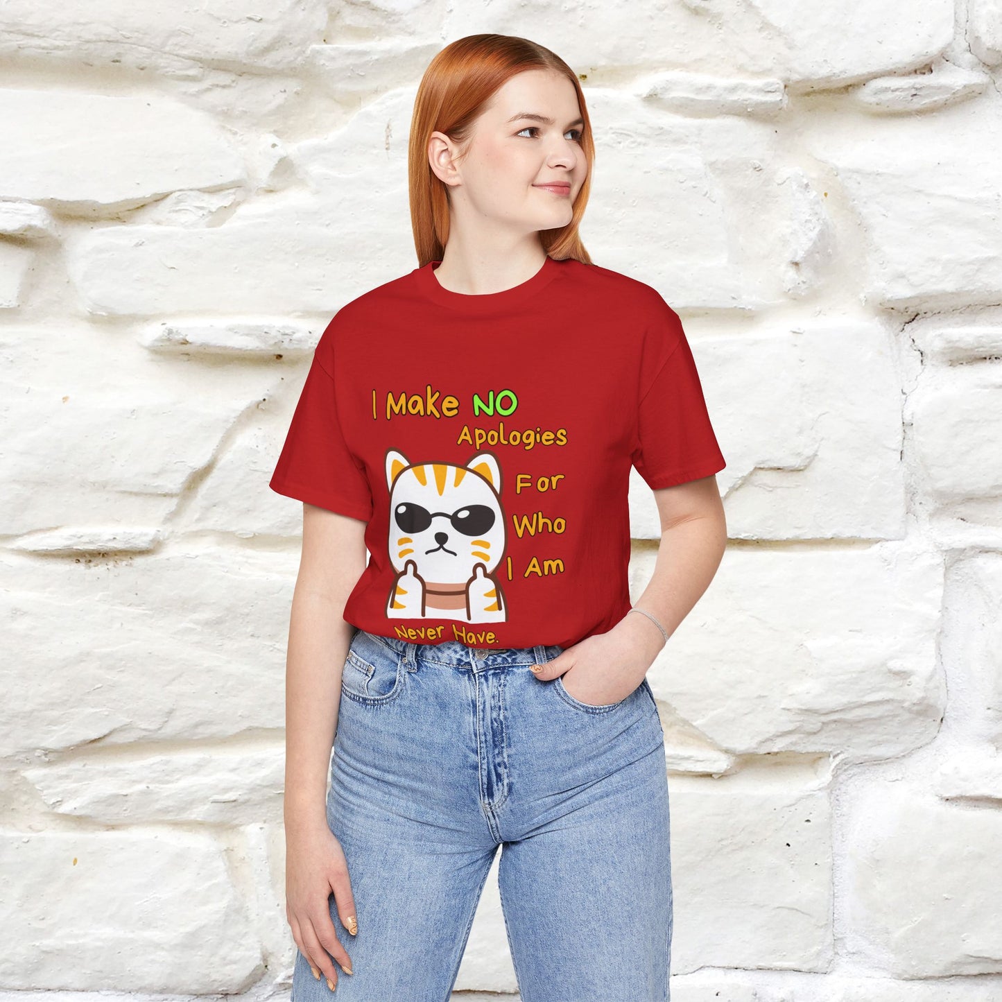 "I Make No Apologies... " |Cat T-Shirt | Nunu&Miao Studio