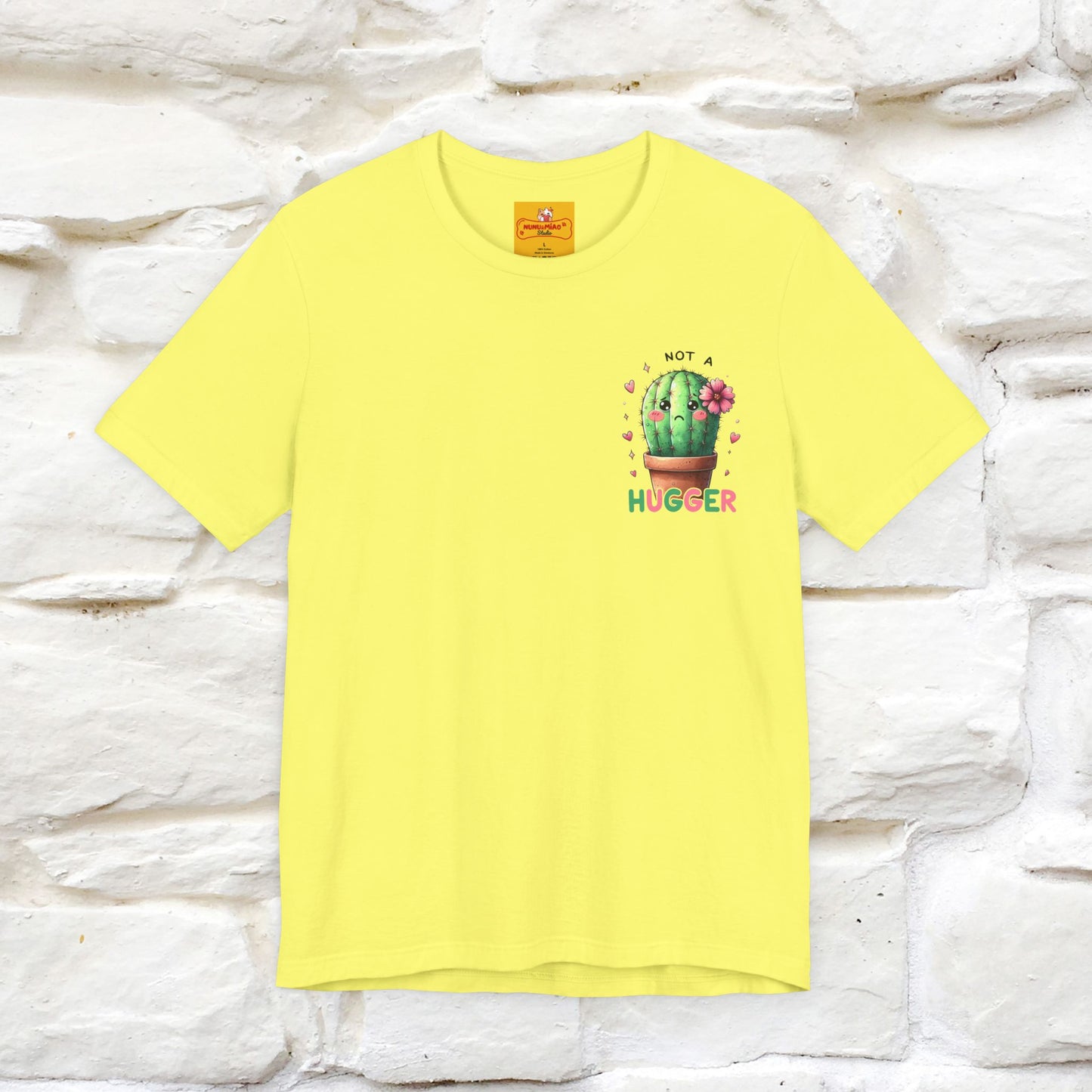 "Not A Hugger" |Funny T-Shirt | Front & Back Design|Nunu&Miao Studio