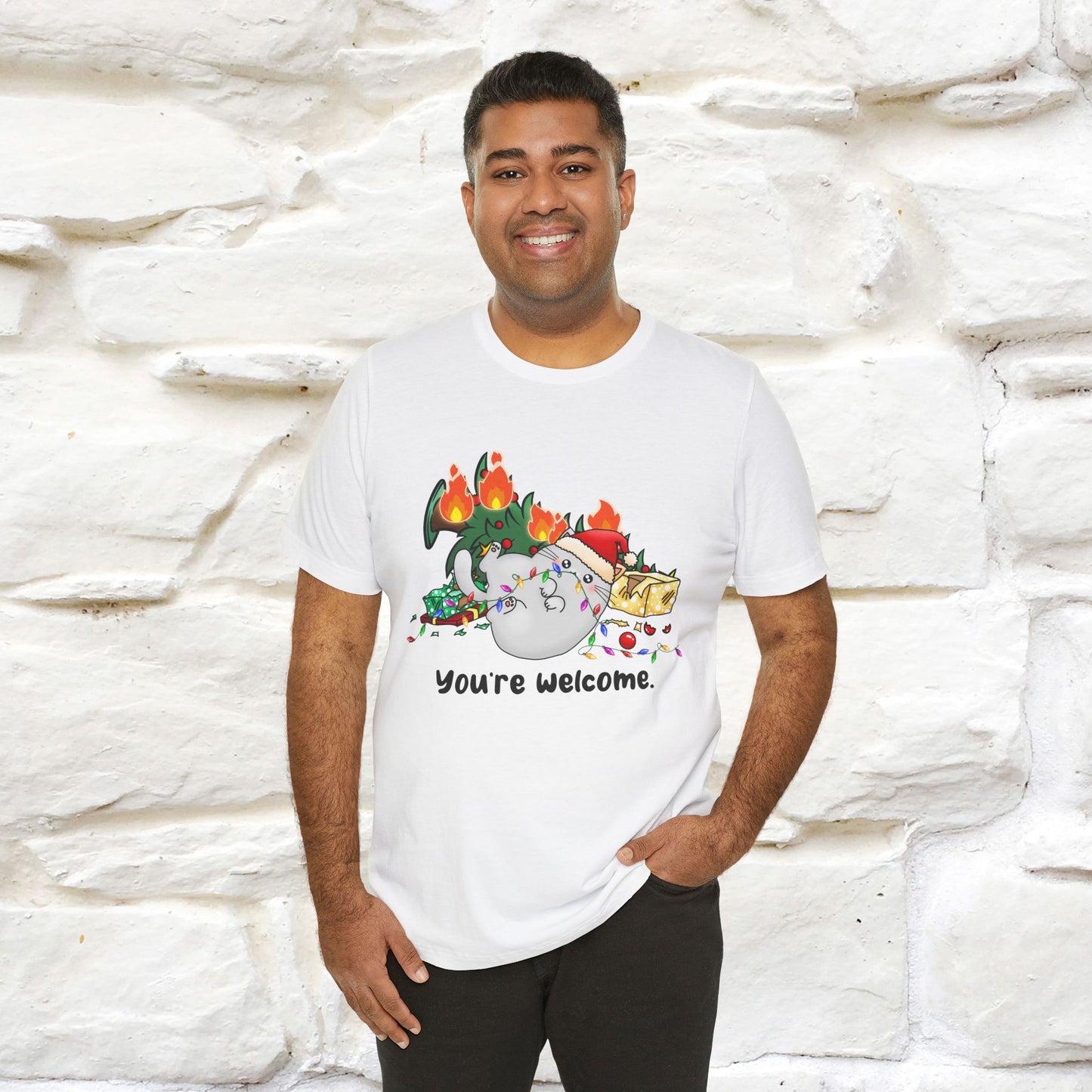 You're Welcome | Sarcastic Cat Christmas Shirt  |Nunu&Miao Studio - Nunu&Miao Studio