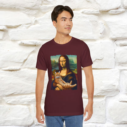 Mona Lisa’s Cat T-Shirt | Classic Art-Inspired Cat Tee for Men & Women | 100% Cotton*