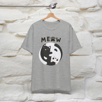 ''Ying Yang Meow''  Cat T-shirt for Men and Women  100% Cotton*