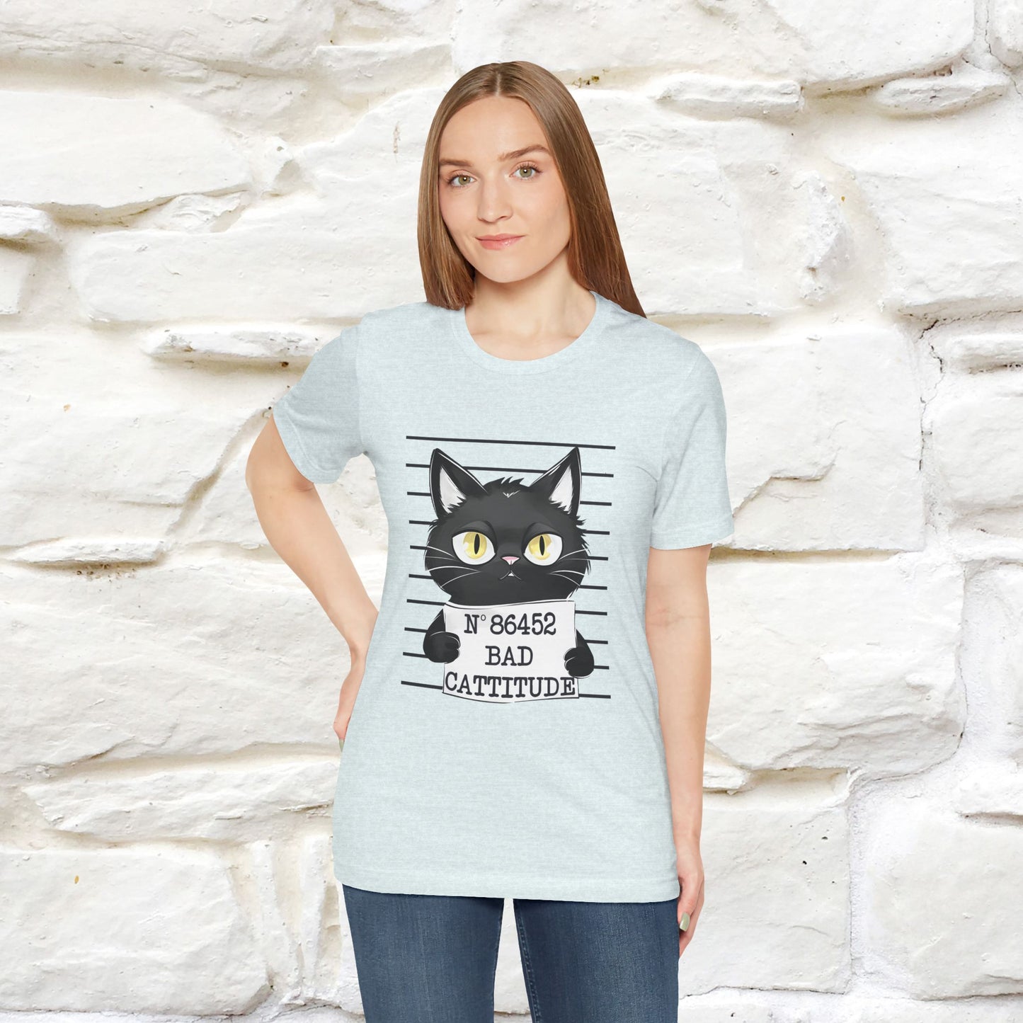 "Bad Cattitude" T-Shirt for Men & Women | 100% Cotton*