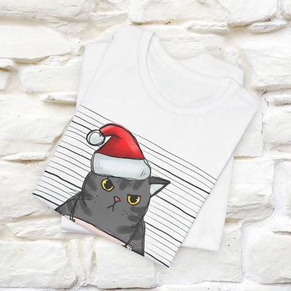 I Knocked Over The Christmas Tree T-Shirt | Festive Cat Christmas Shirt for Men & Women | 100% Cotton*