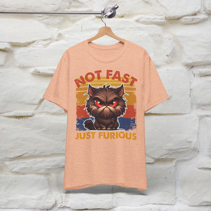 ''Not Fast Just Furious'' T-shirt for Man 100% Cotton* - Nunu&Miao Studio