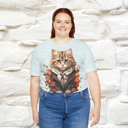 ''Charismatic'' Cat T-shirt for Women 100% Cotton* - Nunu&Miao Studio