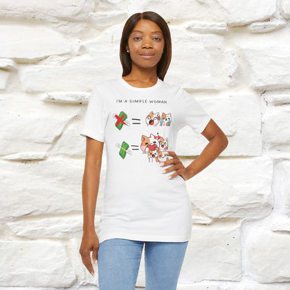 "I'm A Simple Woman" Funny Cat T-shirt for Women | 100% Cotton* 🐾