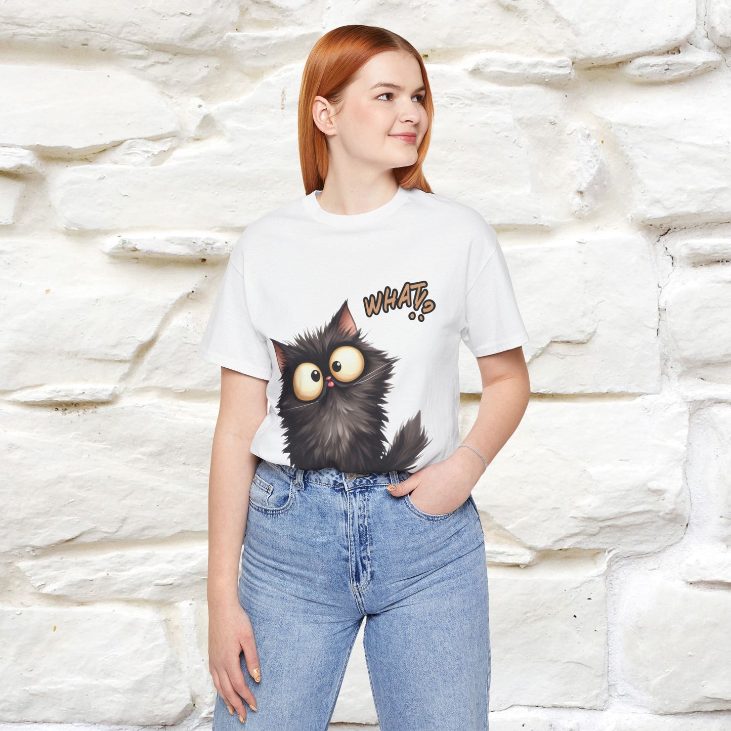 ''What ?'' | Cat T-Shirt  | Nunu&Miao Studio