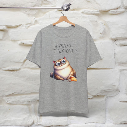 ''Make The Move'' Cat T-shirt for Women 100% Cotton* - Nunu&Miao Studio