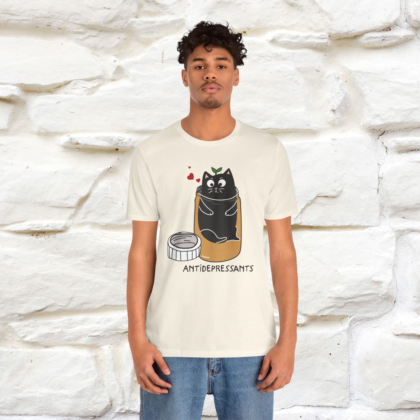 "Antidepressants" Funny Cat T-Shirt for Men & Women | 100% Cotton* 🐾