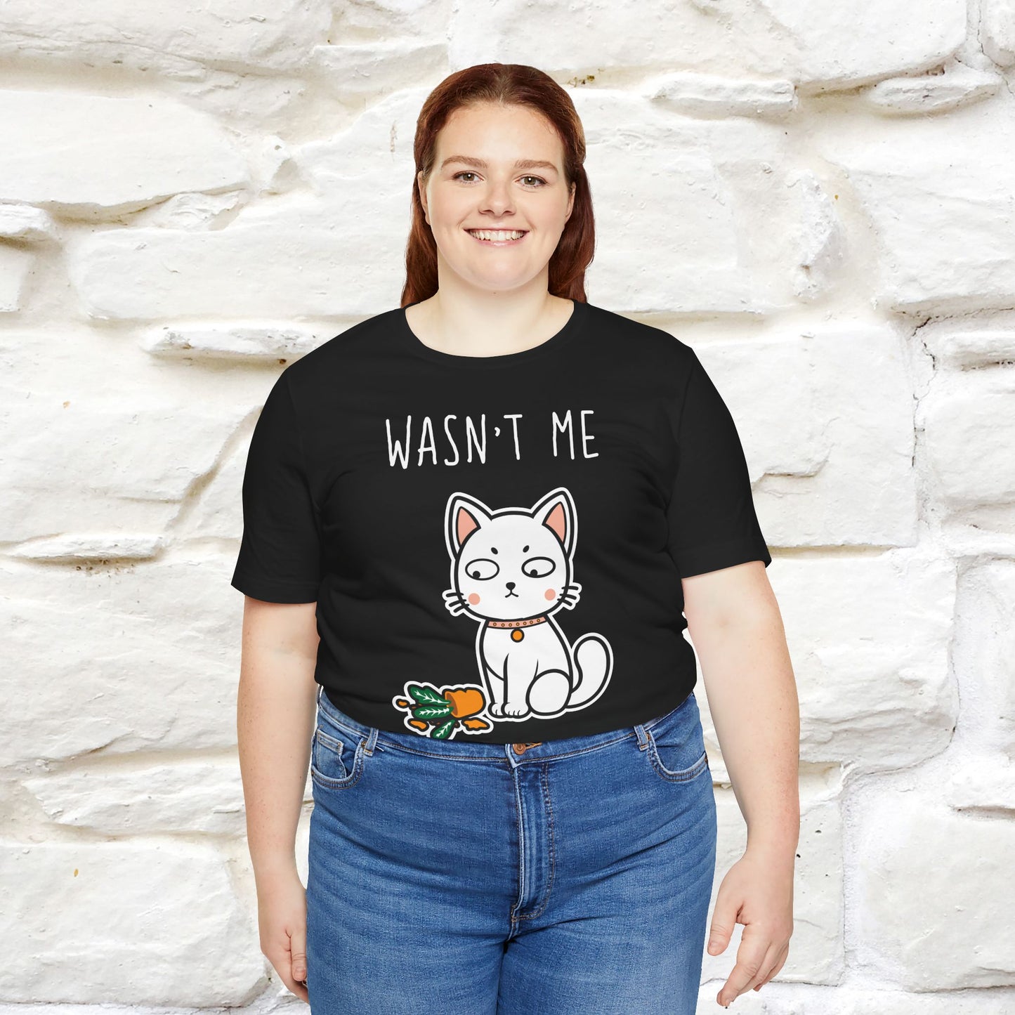 "Wasn't Me" Cat T-shirt for Men & Women | 100% Cotton 🐾