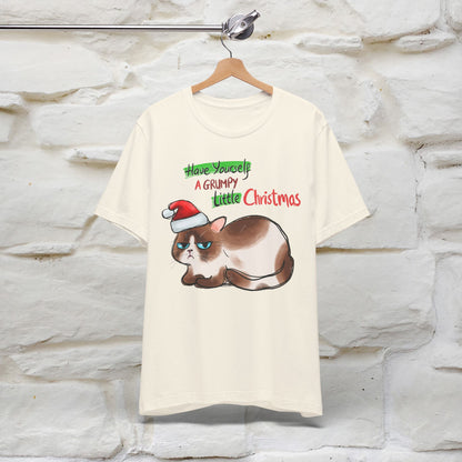 Have Yourself a Grumpy Little Christmas | Festive Cat Christmas Shirt for Men & Women | 100% Cotton*