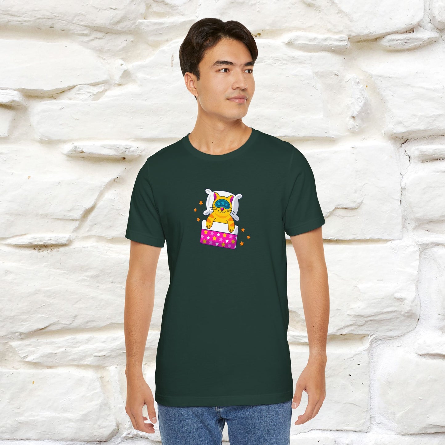 "I Am Sorry I Have Plans With My Bed" |  Cat T-Shirt | Front & Back Design | Nunu&Miao Studio
