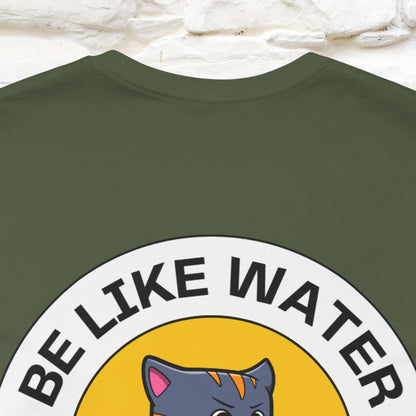 "Be Like Water: Cattitude Master | Cat T-Shirt |Nunu&Miao Studio