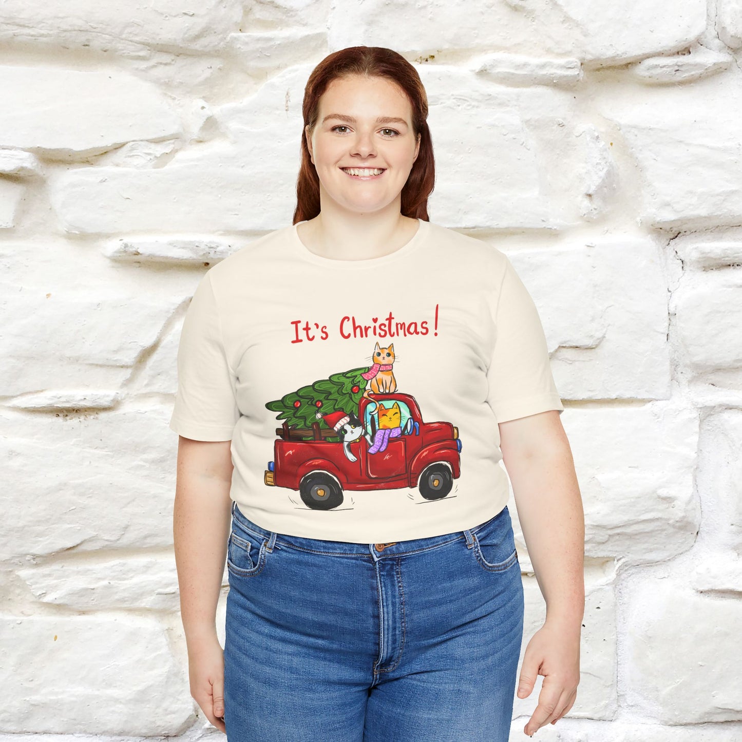 It's Christmas | Festive Cat Christmas Shirt for Men & Women | 100% Cotton*