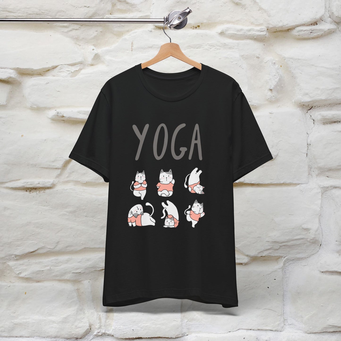 The Real Yoga Challenge Cat T-Shirt for Men & Women | 100% Cotton* Funny & Comfortable Tee