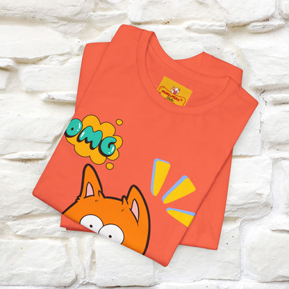''Oh My God'' Cat T-Shirt | Nunu&Miao Studio