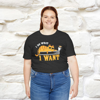 "I Do What I Want" Cute Cat T-Shirt for Men & Women | 100% Cotton 🐾