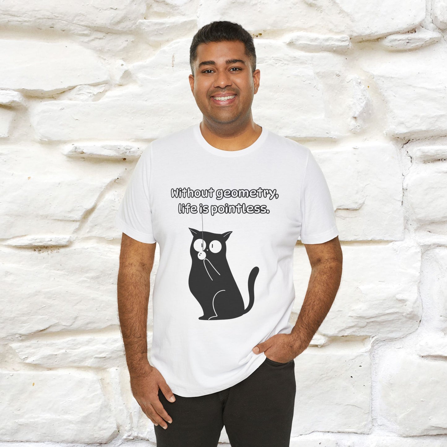 ''Without geometry, life is pointless.''| Funny T-Shirt | Nunu&Miao Studio
