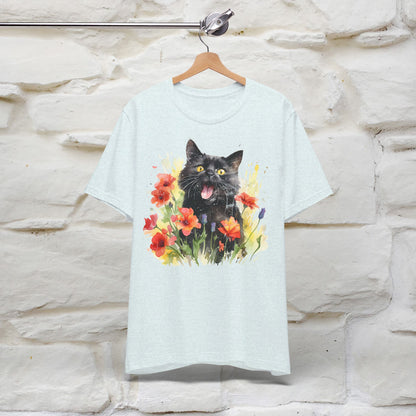 "Kitty Garden" T-shirt for Women 100% Cotton* - Nunu&Miao Studio