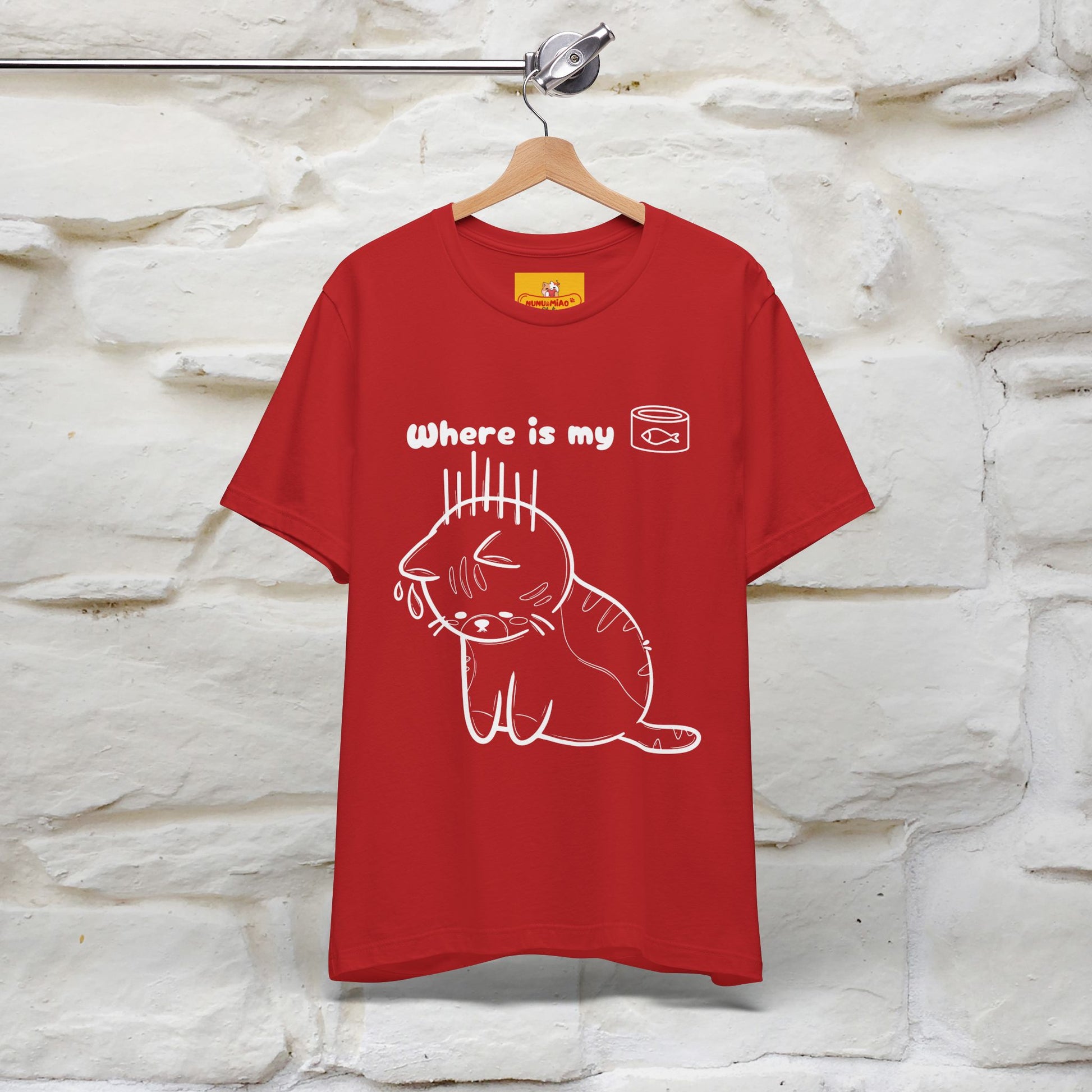 "Where Is My Tuna?" Cat T-Shirt | Nunu&Miao Studio - Nunu&Miao Studio