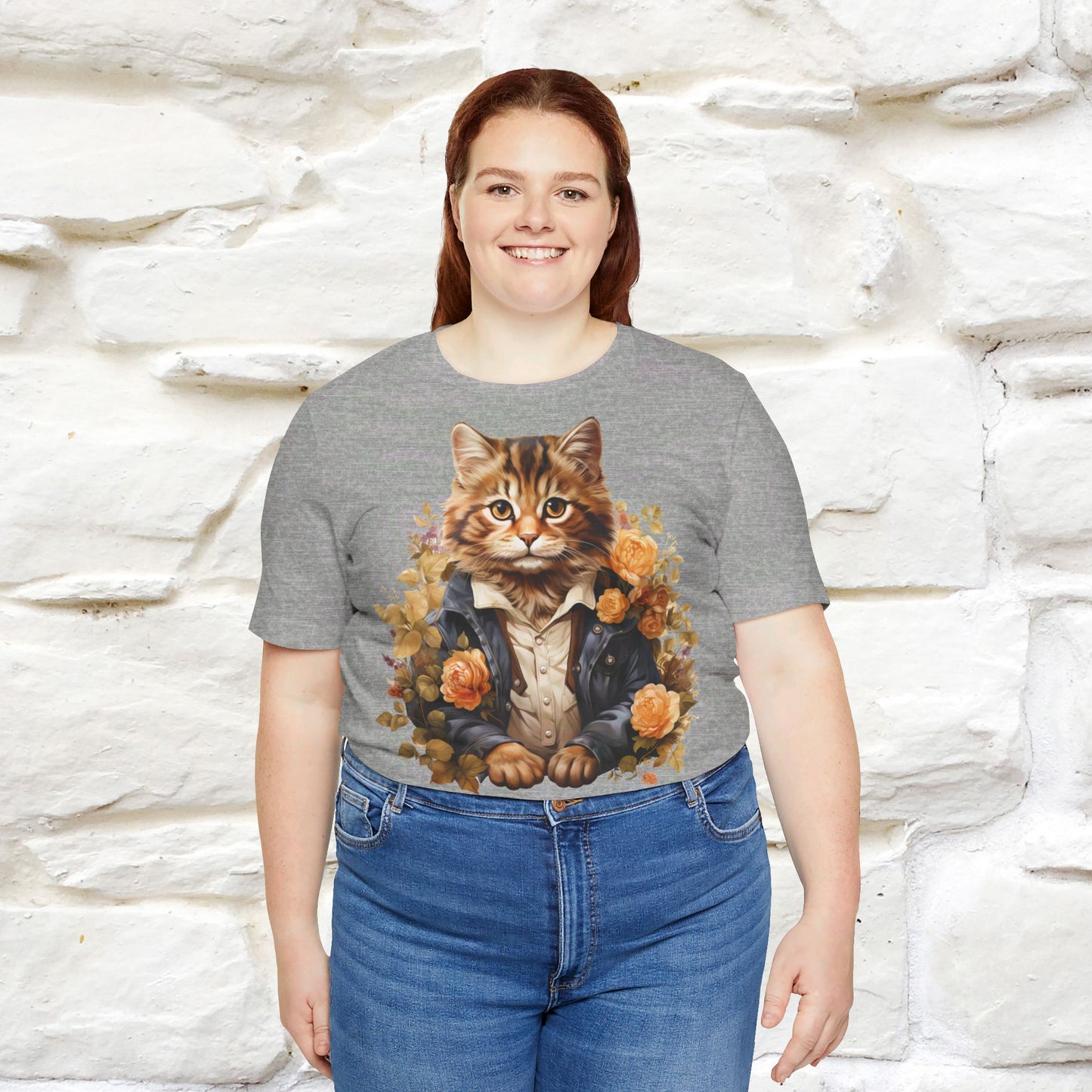 ''Garden Guardian'' Cat T-shirt for Women 100% Cotton* - Nunu&Miao Studio