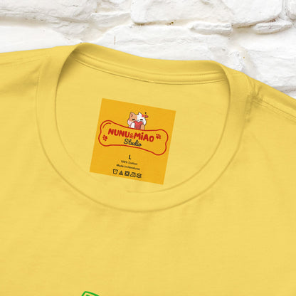"Happiness Comes From Peace, Peace Comes From Indifference" Cat T-Shirt| Front & Back Design | Nunu&Miao Studio
