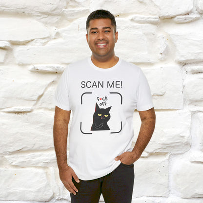 ''Scan Me F*ck Off '' T-shirt for Man 100% Cotton* - Nunu&Miao Studio