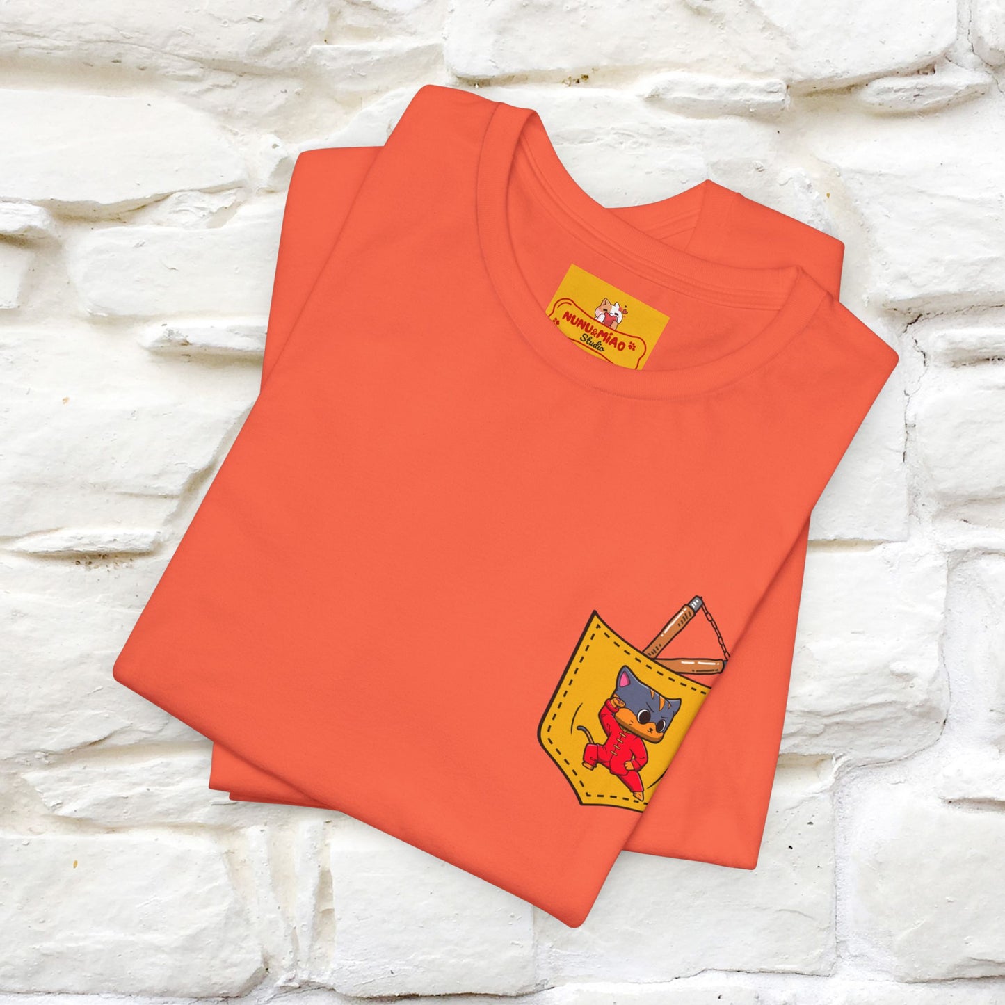 "Be Like Water: Cattitude Master | Cat T-Shirt |Nunu&Miao Studio