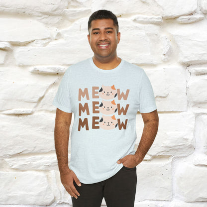 "Hello Autumn" Cat T-Shirt for Men & Women | 100% Cotton | Seasonal Feline Fashion