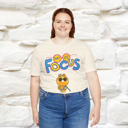 ''Don’t Lose Focus'' Cat T-Shirt | Nunu&Miao Studio - Nunu&Miao Studio