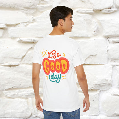 ""It's A Good Day" Cat T-Shirt| Front & Back Design | Nunu&Miao Studio