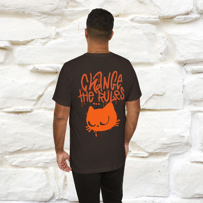 ''Change The Rules'' - Cat T-shirt -Nunu&Miao Studio