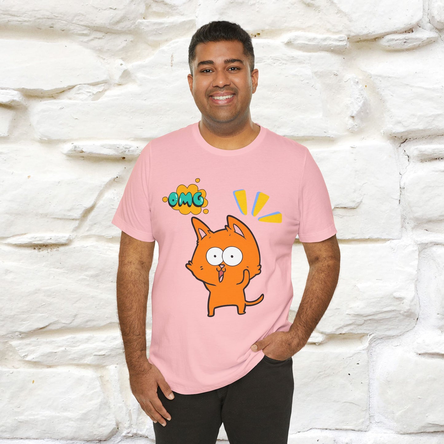 ''Oh My God'' Cat T-Shirt | Nunu&Miao Studio