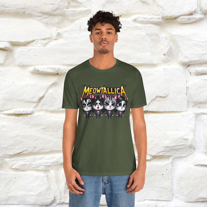 Meowtallica T-Shirt | Rock-Inspired Cat Tee| Nunu&Miao Studio - Nunu&Miao Studio
